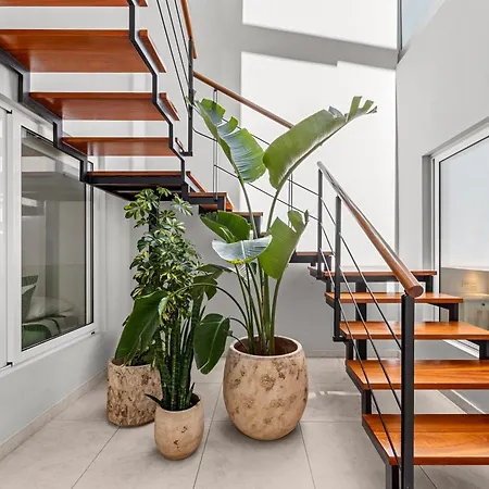 アパート Stunning 2 Bedroom Duplex Close To Main With Seaviews プエルト・デル・カルメン